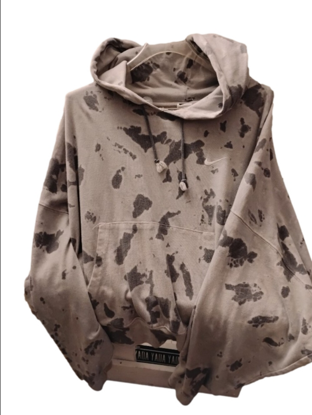 Nike Washed Oversized Crop Sweatshirt Hoodie. Women's XXL